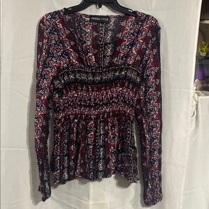 Kendall & Kylie Women's Multicolor Long Sleeve Top